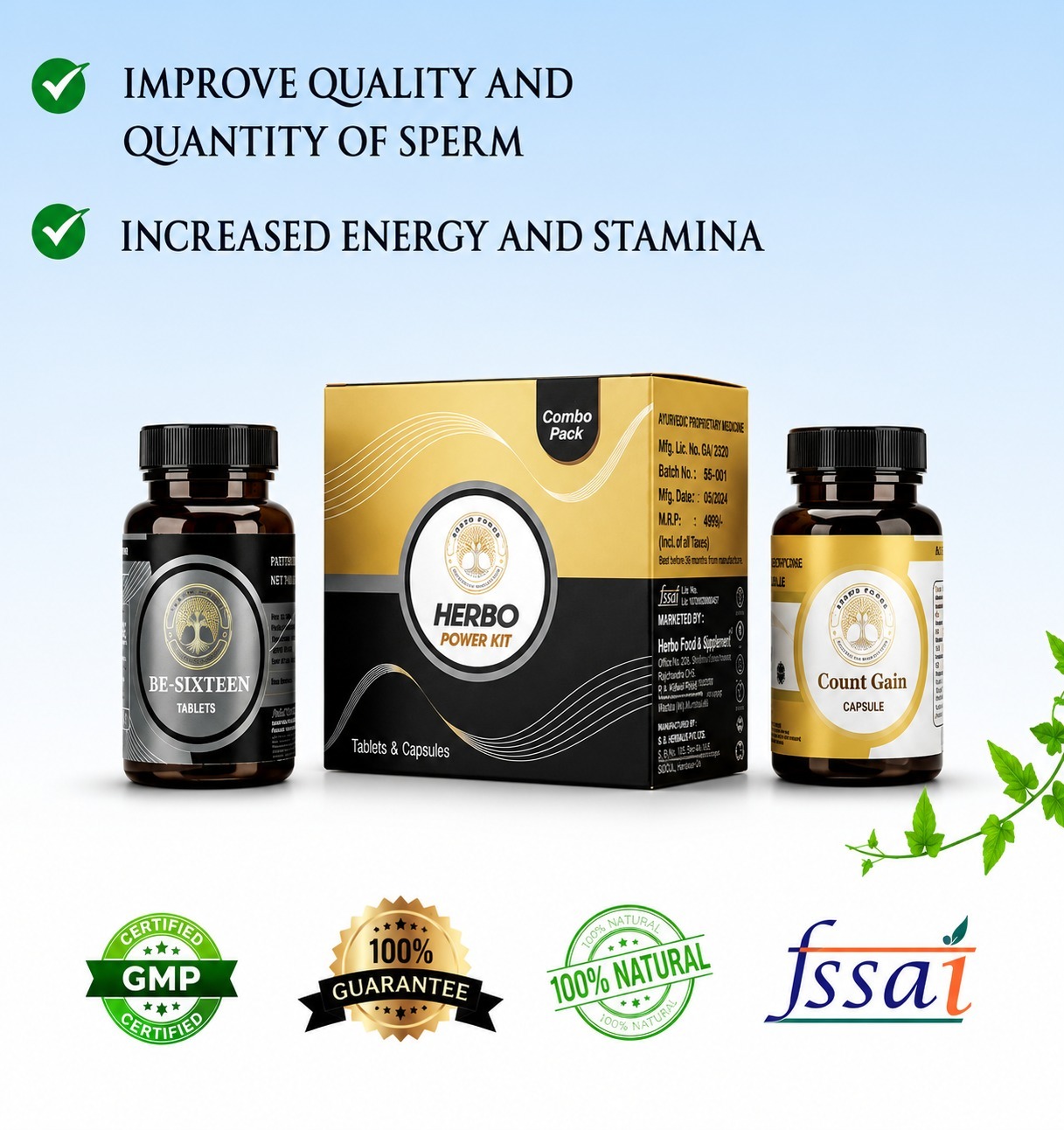 Ayurvedic Stamina Kit Product